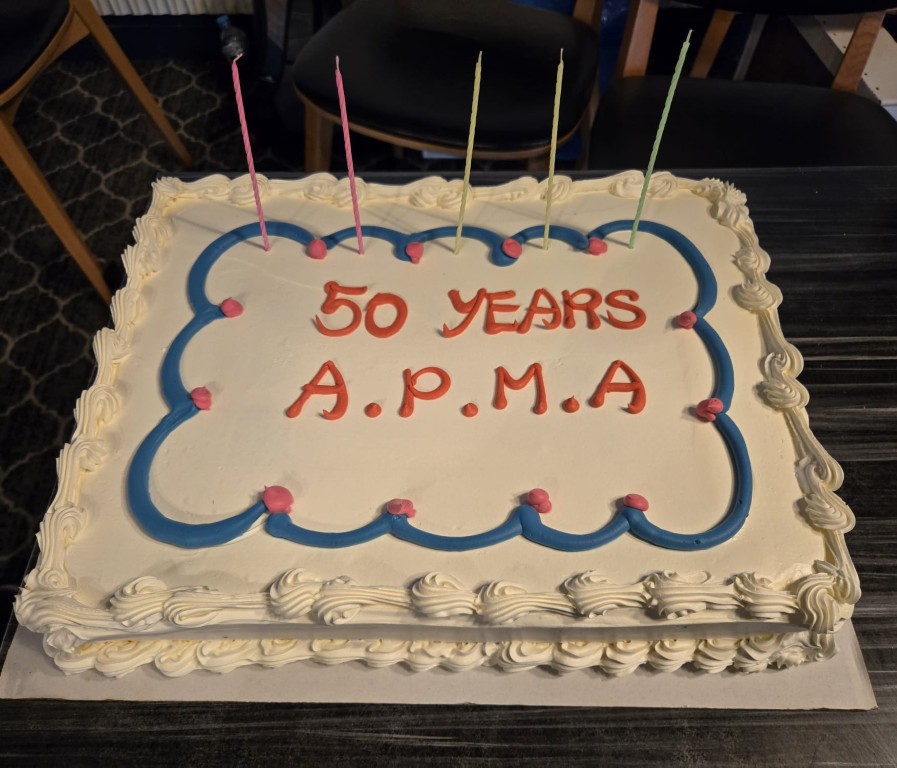 50 years APMA cake